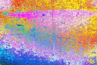 Karışık renklerin soyut suluboya paleti, arkaplan, vektör illüstrasyonu