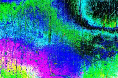 Çizik ve çatlaklarla metal doku