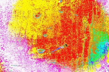 Karışık renklerin soyut suluboya paleti, arkaplan, vektör illüstrasyonu