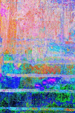 Çizik ve çatlaklarla metal doku