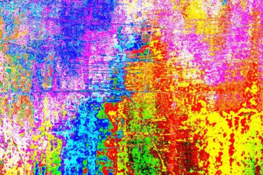 Karışık renklerin soyut suluboya paleti, arkaplan, vektör illüstrasyonu