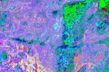 Çizik ve çatlaklarla metal doku