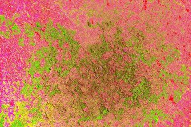 Çizik ve çatlaklarla metal doku