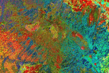 Duvar kağıdı için suluboya arka planının soyut renkli dokusu. Yaratıcı ve tasarım sanatı.