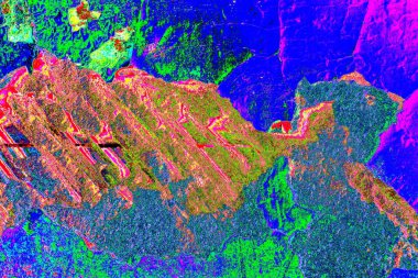 Soyut arkaplan renkli modern desen 