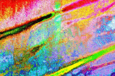 Çizik ve çatlaklarla metal doku.