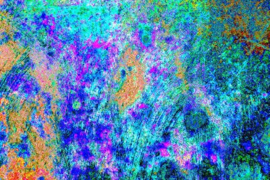 Karışık renklerin soyut suluboya paleti, arkaplan, vektör illüstrasyonu