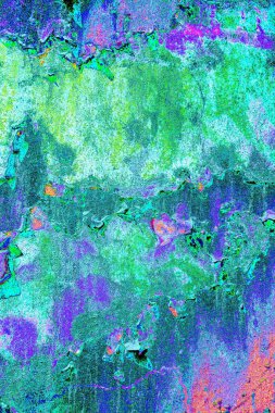 Dökülen boya paslı metal dokusu