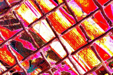 Doğadaki tazelik güzelliğiyle demir örgüsü.