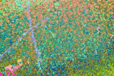 Çizik ve çatlaklarla metal doku