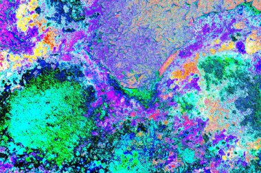 Karışık renklerin soyut suluboya paleti, arkaplan, vektör illüstrasyonu