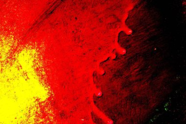 Mavi renklerin soyut suluboya paleti, karışık renk, arkaplan, vektör illüstrasyonu, bir renk karışımı