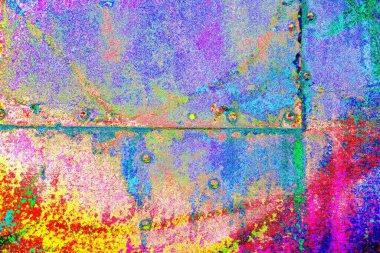 Yaratıcı ve tasarım sanatı, eski duvar dokusu. Duvar kağıdı için soyut renkli doku arkaplanı. 