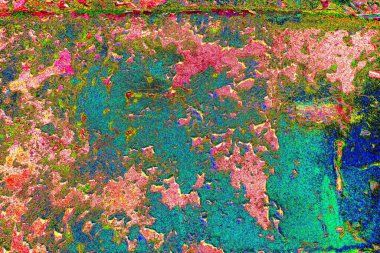 Çizik ve çatlaklarla metal doku