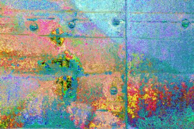 Yaratıcı ve tasarım sanatı, eski duvar dokusu. Duvar kağıdı için soyut renkli doku arkaplanı. 