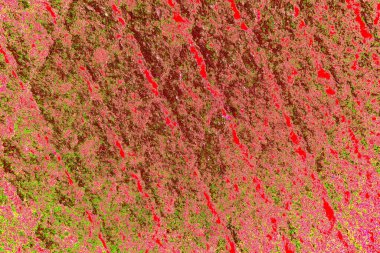 Çizik ve çatlaklarla metal doku