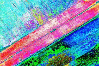 Karışık renklerin soyut suluboya paleti, arkaplan, vektör illüstrasyonu