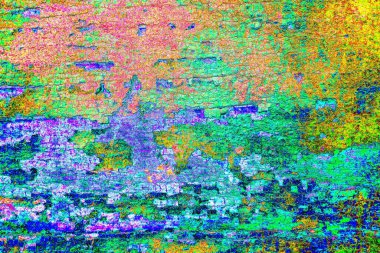 Karışık renklerin soyut suluboya paleti, arkaplan, vektör illüstrasyonu