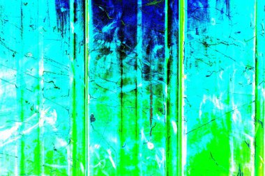 Çizik ve çatlaklarla metal doku