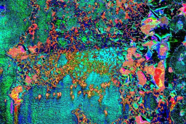 Dökülen boya paslı metal dokusu