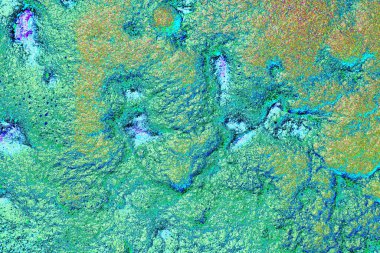 Yaratıcı ve tasarım sanatı, eski duvar dokusu. Duvar kağıdı için soyut renkli doku arkaplanı. 