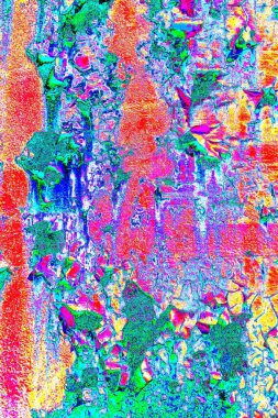 Dökülen boya paslı metal dokusu