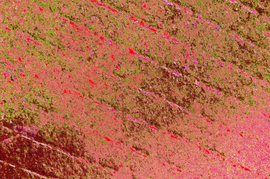 Çizik ve çatlaklarla metal doku