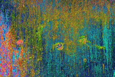 Çizik ve çatlaklarla metal doku