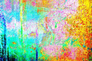 Mavi renklerin soyut suluboya paleti, karışık renk, arkaplan, vektör illüstrasyonu, bir renk karışımı