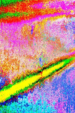 Çizik ve çatlaklarla metal doku.