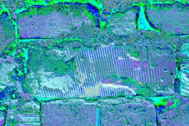 Yaratıcı ve tasarım sanatı, eski duvar dokusu. Duvar kağıdı için soyut renkli doku arkaplanı. 