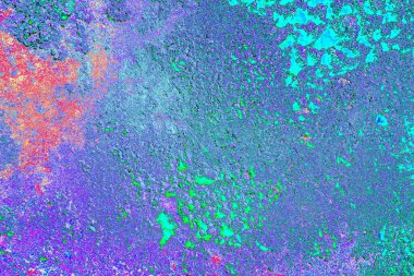 Çizik ve çatlaklarla metal doku