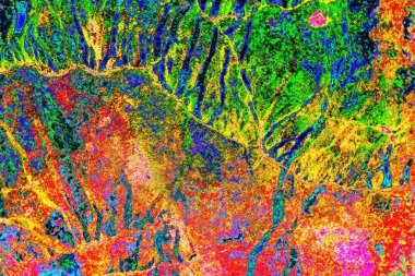 Soyut arkaplan renkli modern desen 