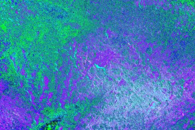 Çizik ve çatlaklarla metal doku