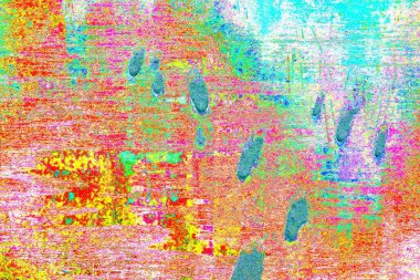 Karışık renklerin soyut suluboya paleti, arkaplan, vektör illüstrasyonu