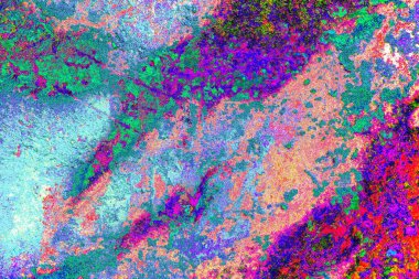 Çizik ve çatlaklarla metal doku