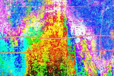 Karışık renklerin soyut suluboya paleti, arkaplan, vektör illüstrasyonu