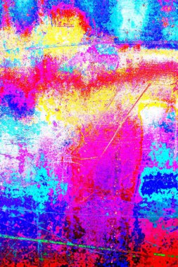 Çizik ve çatlaklarla metal doku