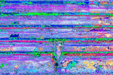 Çizik ve çatlaklarla metal doku