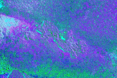 Çizik ve çatlaklarla metal doku