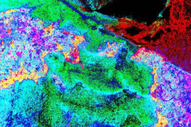 Duvar kağıdı için soyut renkli doku arkaplanı. Yaratıcı ve tasarım sanatı, eski duvar dokusu.