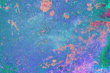 Çizik ve çatlaklarla metal doku