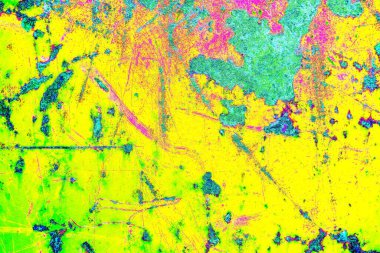 Çizik ve çatlaklarla metal doku