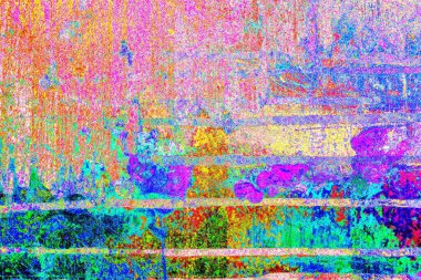 Çizik ve çatlaklarla metal doku