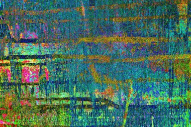 Çizik ve çatlaklarla metal doku