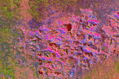 Yaratıcı ve tasarım sanatı, eski duvar dokusu. Duvar kağıdı için soyut renkli doku arkaplanı. 