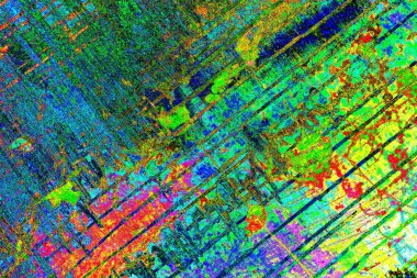 Çizik ve çatlaklarla metal doku