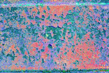 Çizik ve çatlaklarla metal doku