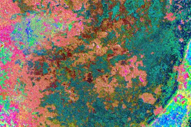 Çizik ve çatlaklarla metal doku