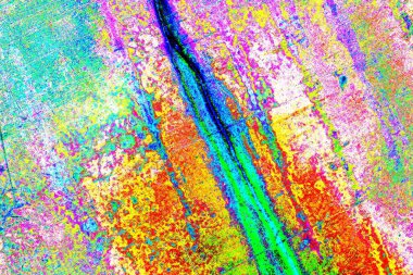 Karışık renklerin soyut suluboya paleti, arkaplan, vektör illüstrasyonu